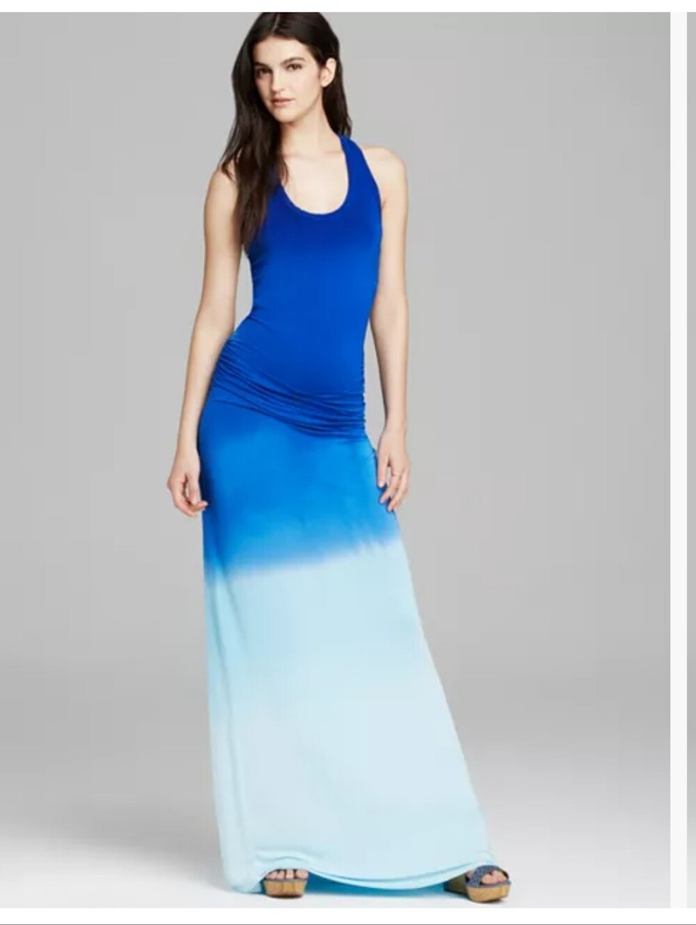 Young Fabulous & Broke Hamptons Ombre Maxi Racerback Dress Size Large